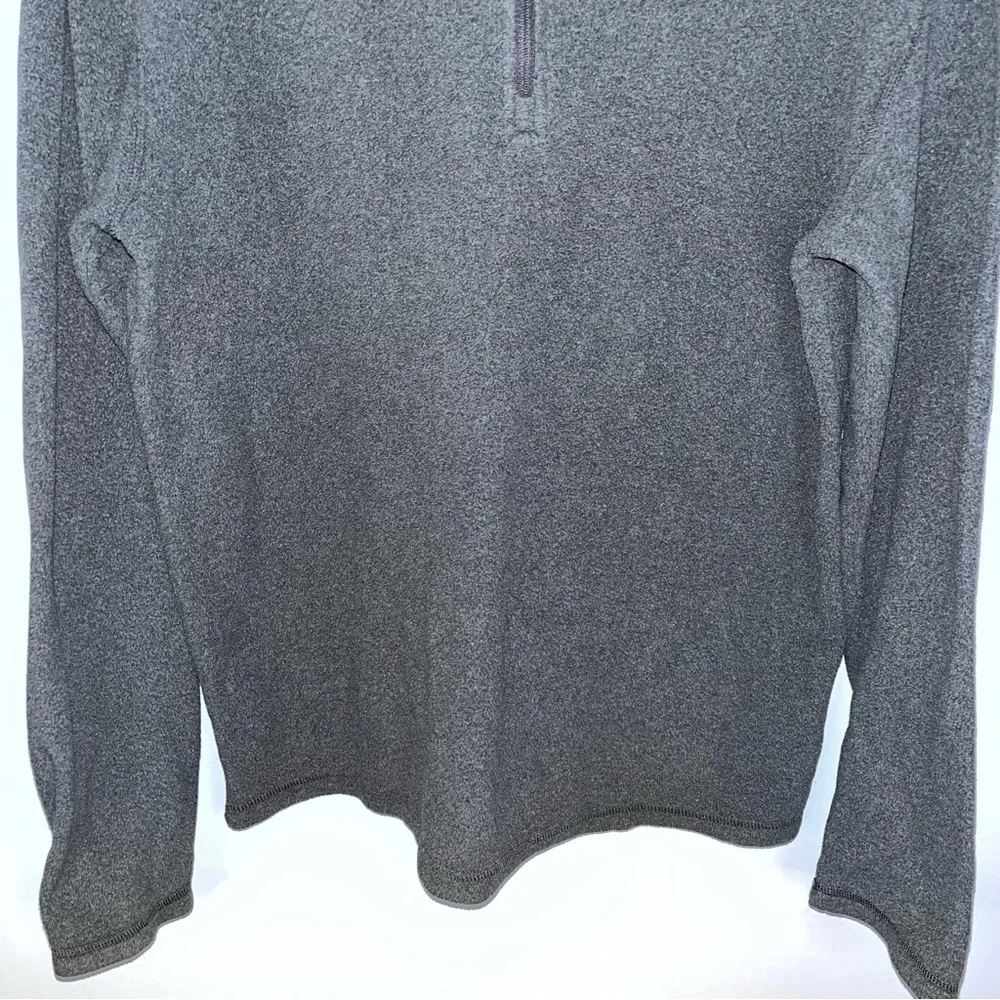 NORTH FACE Men’s Polartec Gray Quarter Zip Fleece Pullover Sweater Small